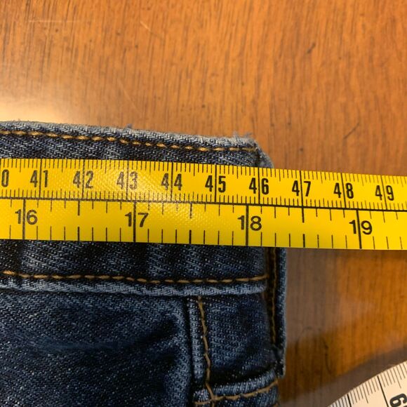 Old Navy Streetwear Distressed Destroyed Y2K‎ High Rise Denim Jean Mini Skirt - Picture 4 of 6